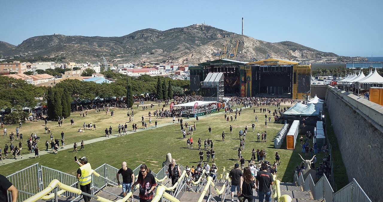 Escenarios del Rock Imperium Festival en Cartagena